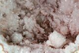 Sparkly, Pink Amethyst Geode Half - Argentina #170159-1